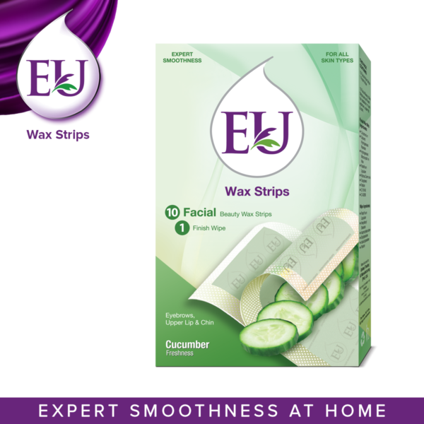 EU Body Wax Strips Cucumber 12 Strips