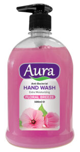 Aura Anti-Bacterial Liquid Handwash Floral Breeze