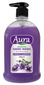 Aura Anti-Bacterial Liquid Handwash French Lavender