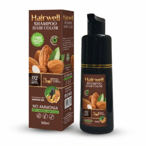 Hairwell Shampoo Hair Color (Dark Brown)