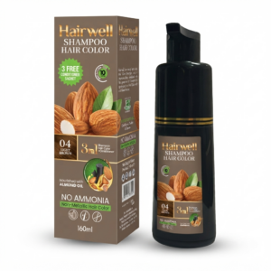 Hairwell Shampoo Hair Color (Light Brown)