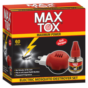 Max tox Electric Mosquito Destroyer Machine, with Liquid Refill